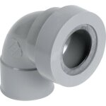 Nicoll ? coude pvc �vacuation � joint 87�30 femelle - femelle �32 ? raccordement � coller ? compatible ...