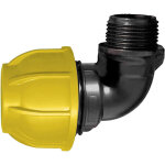 Coude filet jardibric raccordements arrosage enterr raccord de compression pn10 25 m 20x27
