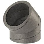 Coude isol� pour raccordement chauffe - eau thermodynamique - coude � 45 � - diam�tre 125