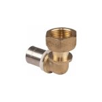 Coude per � sertir - �crou tournant 15x21 - �20