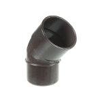 Coude pvc 45° mf pour tube de descente Ø50 - marron - first plast Coude pvc 45° mf pour tube de descente Ø50 - marron - first plast