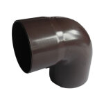 First plast - coude pvc 87�30 m�le femelle pour tube �80 �paisseur 2. 2 mm - marron