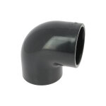 Coude pvc pression femelle - femelle 90� �75