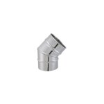 Isotip joncoux - joncoux tuyau tyral inox 304 - diam. 180 - coude à secteur 45° Isotip joncoux - joncoux tuyau tyral inox 304 - diam. 180 - coude à secteur 45°