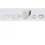 Coude ventouse atlantic 80 / 125 90� pour pac et chaudi�res - 074246