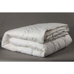 Memorypur - couette 200 x 200 cm (50% canard + 50% microfibres, ext100% coton)