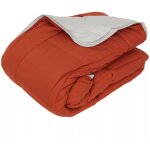 Toison d'or - couette chaude bicolore gamme microfibre 'cocoon non feu - norme nf en iso 12952' toutes ...