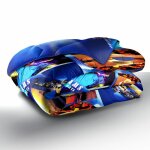 Home linge passion - couette coton polyester anti - acariens 600g / m� 220x240 cm - dream in ibiza bleu ...