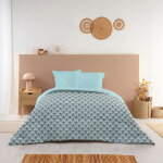 Couette imprime lgante - chaude 350g / m2 - 140x200cm