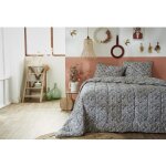 Couette imprime rversible 140 x 200 cm + 1 taie d'oreiller 60 x 60 cm coton imprim malia