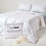 Homescapes - couette de luxe chaude spéciale hiver en duvet de canard 13, 5 tog - 135 x 200 cm Homescapes - couette de luxe chaude spéciale hiver en duvet de canard 13, 5 tog - 135 x 200 cm