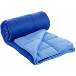 Herzberg - couette en microfibre bicolore 240x200cm bleu hg2420bco - blue Herzberg - couette en microfibre bicolore 240x200cm bleu hg2420bco - blue