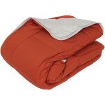 Linnea - couette polyester cocoon bicolore fibre creuse silicone chaud (hiver) 200x200 cm