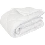 Couette polyester cocoon fibre creuse silicone lger (t) 260x240 cm