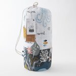 Couette temp�r�e enfant 140 x 200 cm coton imprim� octopia