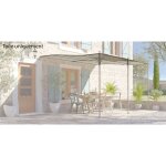 Couleurs du monde - toile d'ombrage en polyester 200gr / m� pour tonnelle provence - coloris beige clair ...