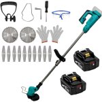 Coupe - bordure  batterie, tondeuse  batterie, remplacement compatible avec la batterie makita, avec ...