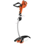 Coupe - bordures filaire 900w - 33cm - black + decker - avec 2 poignées, tube télescopique et roue de ... Coupe - bordures filaire 900w - 33cm - black + decker - avec 2 poignées, tube télescopique et roue de ...