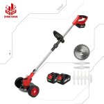 Coupe bordure sans fil 7 pouces, coupe - bordure � batterie � pliable, lames de tonte � 3 modes - avec ...