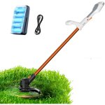 Coupe - bordures sans fil 2 en 1, avec batterie lithium 20v 2, 0 ah, t�te de coupe de 25 cm et changement ...