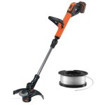 Coupe bordure sans fil eco - turbo 28cm - black + decker - avec 1 batterie 18v 4. 0 ah + chargeur + bobine ... Coupe bordure sans fil eco - turbo 28cm - black + decker - avec 1 batterie 18v 4. 0 ah + chargeur + bobine ...