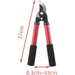 Coupe - branches � enclume pour bois sec et dur, lames en acier tremp� avec rev�tement antiadh�sif, longueur: ...