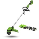 Greenworks tool - coupe - gazon greenworks gd24x2ltk2x 2x24 v 2x2 0 ah accu.