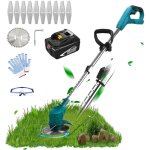 Coupe - herbe électrique sans fil coupe - herbe coupe - bordure de jardin + lames, avec 1 batteries 5, ... Coupe - herbe électrique sans fil coupe - herbe coupe - bordure de jardin + lames, avec 1 batteries 5, ...
