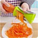 Coupe - lgumes en spirale - spaghetti spiraliseur manuel multifonction pour nouilles, carottes, concombres, ...