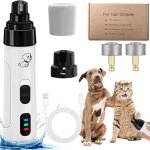 Coupe - ongles �lectrique - puissant coupe - ongles �lectrique double vitesse pour chiens et chats, silencieux ...
