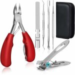 Coupe ongle professionnel, coupe ongles super pointus pour ongle epais et dur incarn, pince en acier ...