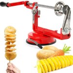 Coupe en spirale coupe pomme de terre coupe frites en acier inox, �plucheurs de pommes de terre fruit ...