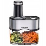 Coupe - trancheuse spirale rommelsbacher egs 80 100 w argent 5 lames