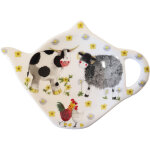 Coupelle pour sachets de th� en porcelaine - ferme - alex clark