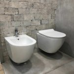 Giorgy ? sanitaires suspendus rimless sans bride ? design rond noir mat ? abattant soft - close inclus ...