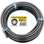 Tuyau d'arrosage enterr couronne de pe hd jardibric 25 25m 6 bars