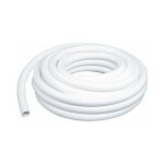 Couronne rouleau 25m 40mm tuyau piscine pvc blanc pression souple semi - rigide 4cm