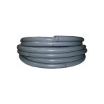 Couronne rouleau 25m 40mm tuyau piscine pvc gris pression gris souple semi - rigide 4cm