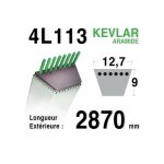 Courroie 4l1130 - 4l113 ayp - husqvarna 532170140 - 170140