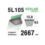 Courroie 5l1050 - 5l105 mtd 75404069 - 7540631