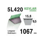 Courroie 5l420 - 5l42 mtd 75404171 john deere m76054