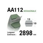 Courroie aa112 husqvarna - ayp 169178 - 532402009 - 532169178 - 402009