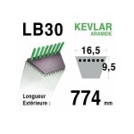 Courroie lb30 - 16, 5 mm x 774 mm