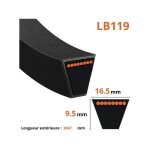 Courroie lisse trap�zo�dale mitsuboshi lb119