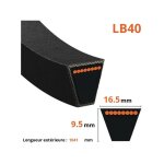 Courroie motoculteur honda lb40 longueur extérieure: 1041mm Courroie motoculteur honda lb40 longueur extérieure: 1041mm