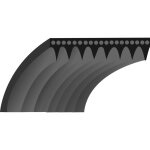 Courroie simple crantage qualit� d'origine snapper, adaptable pour tondeuses autotract�es (section: 3 ...
