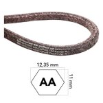 Courroie de tracteur de pelouse en kevlar compatible mtd 754 - 04175 Courroie de tracteur de pelouse en kevlar compatible mtd 754 - 04175