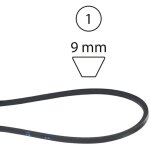 Courroie de traction pour tondeuse cal 48 4s avec variateur 520060