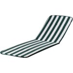 Coussin action relaxation avec bandes blanches / vertes g1007b5