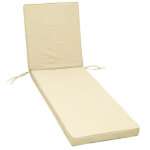 Coussin bain de soleil d�perlant 185 x 55 x 6 cm ? housse en polyester 230 g / m� ? d�houssable par zip ...